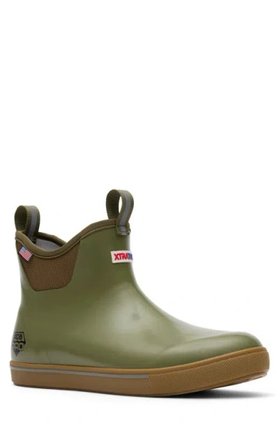 Xtratuf Waterproof Ankle Deck Boot In Green