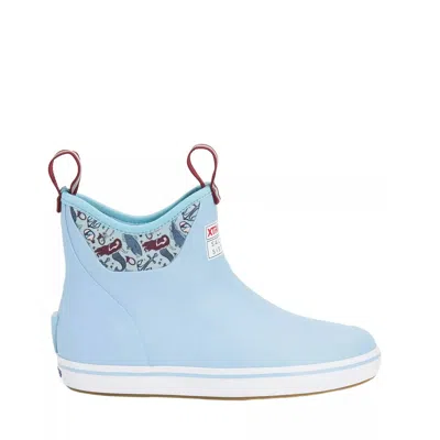Xtratuf Women's Salmon Sisters 6" Ankle Deck Boot Ankle Deck Boot Women In M In Blue