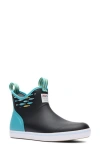 Xtratuf X Salmon Sisters Waterproof Ankle Deck Boot In Black