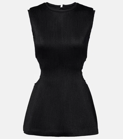 Xu Zhi Cutout Top In Black