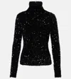 Xu Zhi Sequined Top In Black