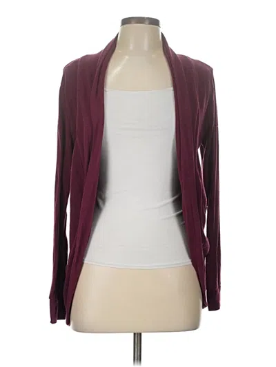 Pre-owned Xxi Cardigan Sweater In Burgundy