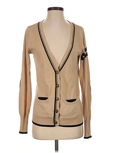 Pre-owned Xxi Cardigan Sweater In Tan