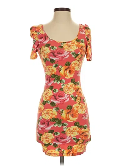 Pre-owned Xxi Casual Dress In Orange