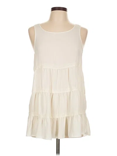 Pre-owned Xxi Casual Dress In White
