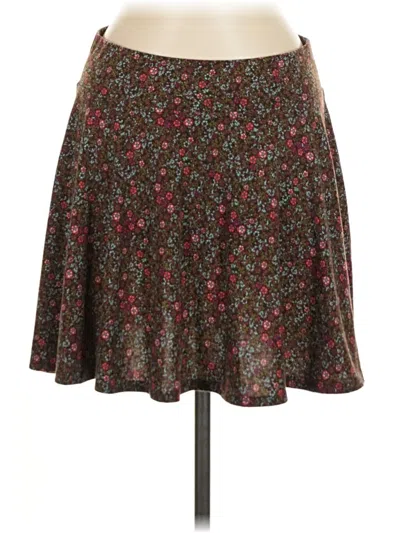 Pre-owned Xxi Casual Skirt In Brown