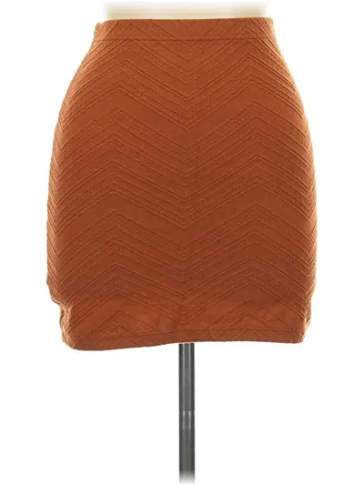 Pre-owned Xxi Casual Skirt In Orange