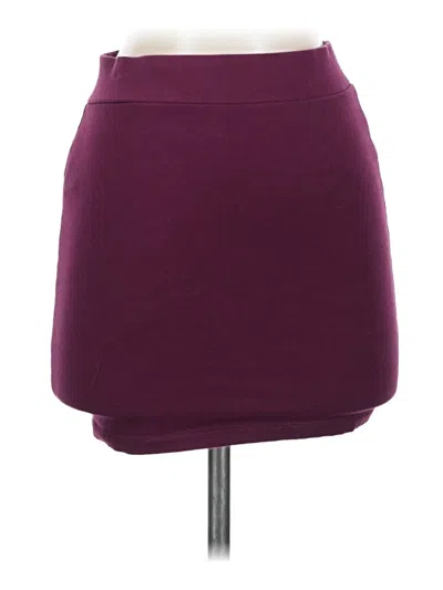 Pre-owned Xxi Casual Skirt In Purple