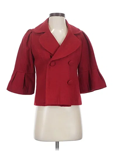 Pre-owned Xxi Coat In Red