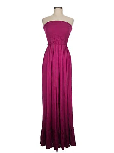 Pre-owned Xxi Cocktail Dress In Burgundy