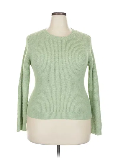 Pre-owned Xxi Pullover Sweater In Green