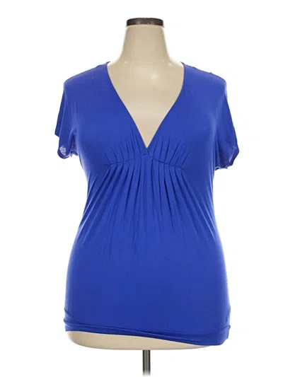 Pre-owned Xxi Short Sleeve T-shirt In Blue