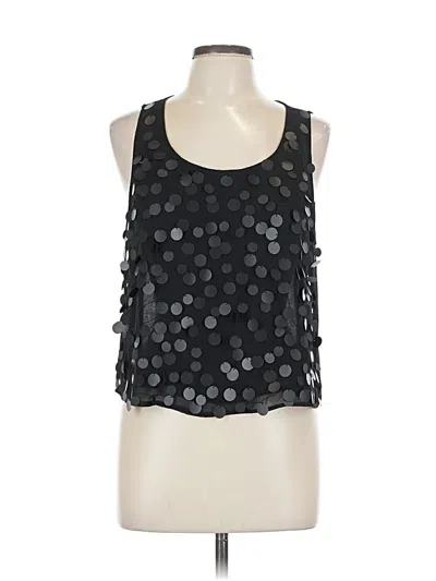 Pre-owned Xxi Sleeveless Blouse In Black