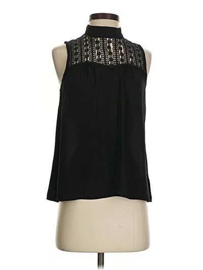 Pre-owned Xxi Sleeveless Blouse In Black