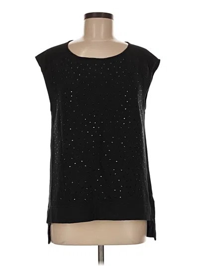 Pre-owned Xxi Sleeveless Blouse In Black