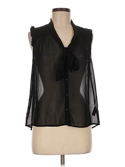 Pre-owned Xxi Sleeveless Blouse In Black