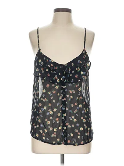 Pre-owned Xxi Sleeveless Blouse In Black