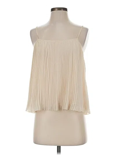 Pre-owned Xxi Sleeveless Blouse In Ivory
