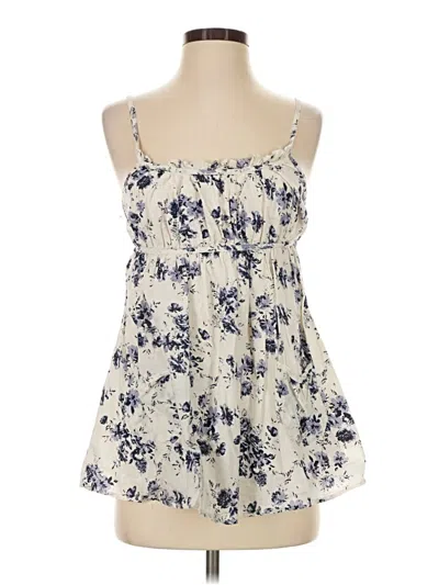 Pre-owned Xxi Sleeveless Blouse In Ivory