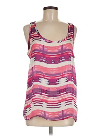 Pre-owned Xxi Sleeveless Blouse In Pink
