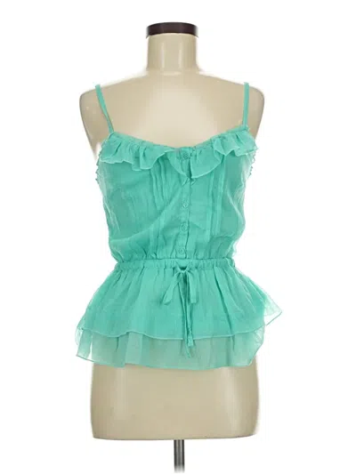 Pre-owned Xxi Sleeveless Blouse In Teal