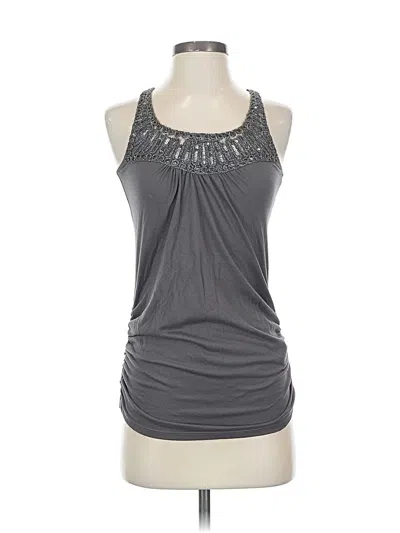 Pre-owned Xxi Sleeveless Top Gray Halter Neckline Tops
