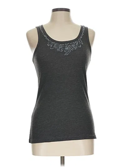 Pre-owned Xxi Tank Top Gray Halter Neckline Tops