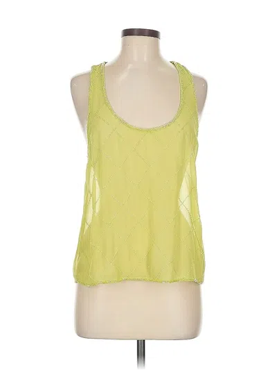 Pre-owned Xxi Tank Top Green Halter Neckline Tops