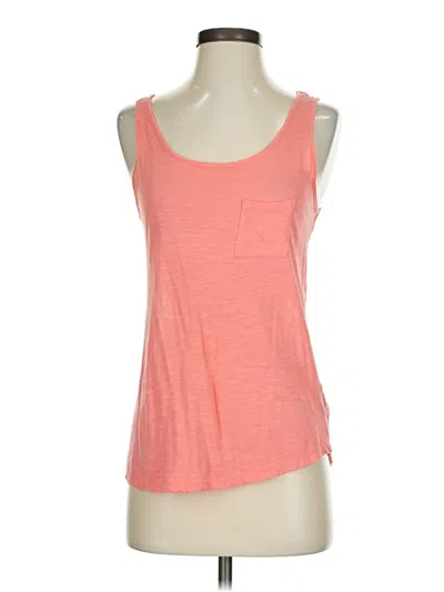Pre-owned Xxi Tank Top Orange Strapless Neckline Tops