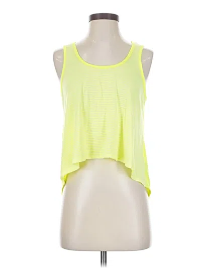 Pre-owned Xxi Tank Top Yellow Halter Neckline Tops