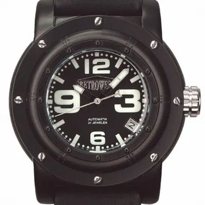 Pre-owned Xxl-retrowerk German Diver Automatic Ip-black Gun R-014 In Dark Slate Gray