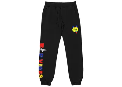 Pre-owned Xxxtentacion Men's  Bad Vibes Forever Sweatpants Iin Black