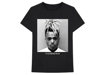 Pre-owned Xxxtentacion Men's  Mugshot T-shirt In Black