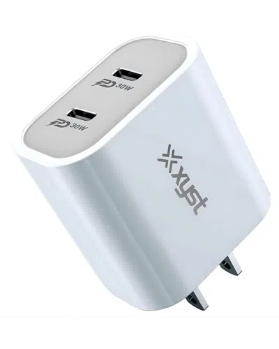Xyst 30-watt Dual Usb-c Wall Charger In Pattern