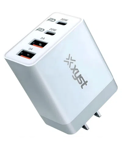 Xyst 35-watt 4-port Usb-a/usb-c Wall Charger In Orange