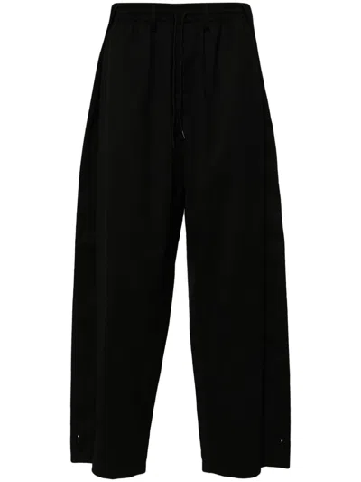 Y-3 3-stripe Track Trousers In Black