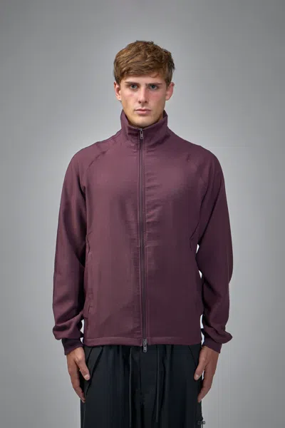 Y-3 3-stripe Zip-up Jacket In Purple