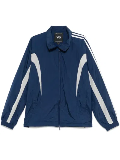 Y-3 3-stripes Jacket In Blue