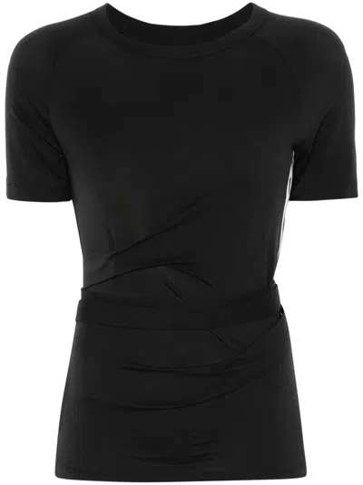 Y-3 3 Stripes-logo T-shirt In Black