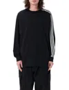 Y-3 Men's 3 Stripe Long Sleeve T-shirt