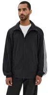 Y-3 Adidas 3-stripes Nylon Shell Jacket In Black