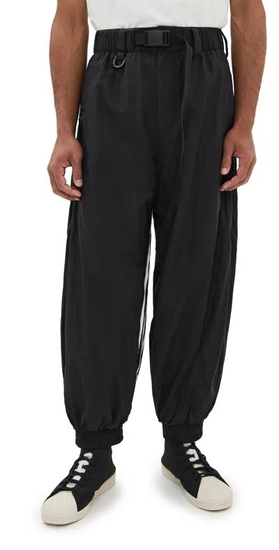 Y-3 3 Stripes-logo Track Pants In Black