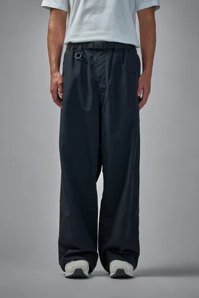 Y-3 3 Stripes Nylon Pants In Black