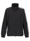 Y-3 Y 3 'y 3 3 Stripes Nylon Shell' Sweatshirt In Black