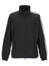 Y-3 Y 3 'y 3 3 Stripes Nylon Shell' Sweatshirt In Black