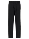 Y-3 Drawstring Trousers With Side Stripes In Black