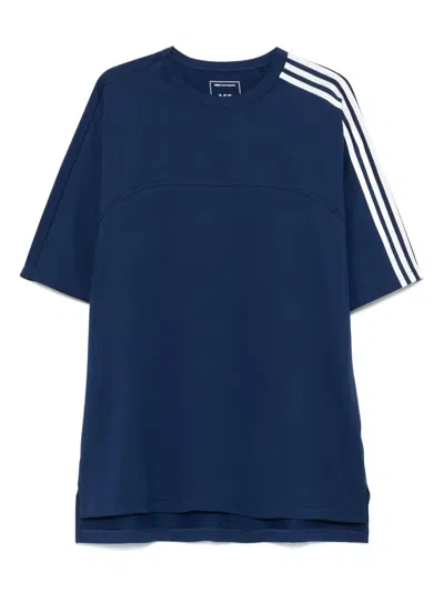 Y-3 3-stripes T-shirt In Blue