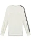 Y-3 3-stripes L/s T-shirt In White