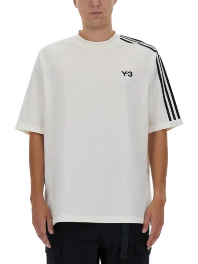 Y-3 3-stripes T-shirt In White
