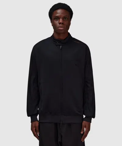Y-3 3 Stripes Track Jacket In Black
